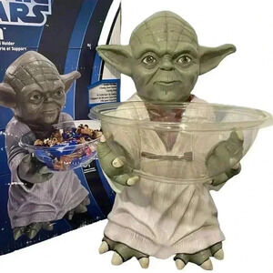 Star Wars Yoda Candy Holder & Bowl Like New Party Halloween Home Decor